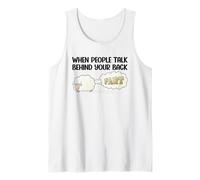 Cuando la Gente Habla detrás de tu Espalda Pedo Divertido Pedos Camiseta sin Mangas