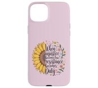 Cuando la injusticia se convierte en ley, la resistencia se convierte en deber RBG Quote Carcasa para iPhone 15 Plus