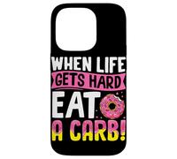 Cuando la vida se pone difícil, come un carbohidrato Carcasa para iPhone 14 Pro