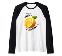 Cuando la vida te da limones Diseño Camiseta Manga Raglan