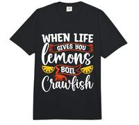 Cuando la Vida te da Limones Fiesta de cangrejos de río Festival de mariscos Comfort Colors Adult Heavyweight T-Shirt