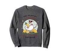 Cuando la vida te da limones haz limonada Sudadera