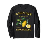 Cuando la Vida te da Limones Make Limoncello Amalfi Italy Manga Larga