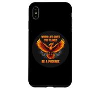 Cuando la vida te da llamas sé un fénix cita inspiradora Carcasa para iPhone XS Max