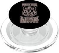 Cuando la vida te lanza una curva, inclínate en ella US Highway Sign PopSockets PopGrip para MagSafe