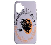 Cuando Las Brujas Van a Montar Tis Cerca de Halloween Carcasa para iPhone 16