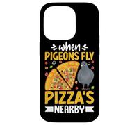 Cuando las palomas vuelan en los alrededores de Pizza Carcasa para iPhone 14 Pro