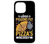 Cuando las palomas vuelan en los alrededores de Pizza Carcasa para iPhone 14 Pro Max