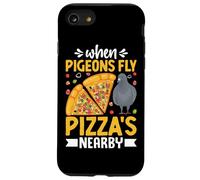 Cuando las palomas vuelan en los alrededores de Pizza Carcasa para iPhone SE (2020) / 7 / 8