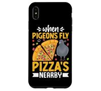 Cuando las palomas vuelan en los alrededores de Pizza Carcasa para iPhone XS Max