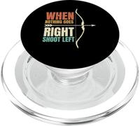 Cuando nada va a la derecha Disparar a la izquierda Arquero PopSockets PopGrip para MagSafe