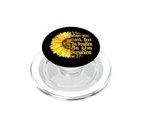 Cuando no Puedes Encontrar el Sol, sé el Girasol del Sol PopSockets PopGrip para MagSafe