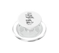 Cuando pases por Aguas Profundas estaré contigo PopSockets PopGrip para MagSafe