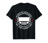 Cuando se Pone Caliente mi Parte Superior se Quita Camiseta gráfica económica