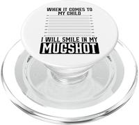 Cuando se Trata de mi Hijo, sonreiré en mi Foto policial PopSockets PopGrip para MagSafe