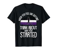 Cuando tienes ganas de dejar el orgullo asexual Correr LGBT-Q Camiseta