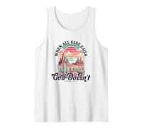 Cuando Todo Falla, Dios No Fallará - Frase Motivacional Camiseta sin Mangas