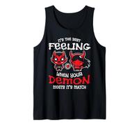 ¡Cuando Tu Demonio Se Encuentra con Su Partido! Demonio Camiseta sin Mangas