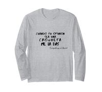 Cuando Tu Opinión Sea Una Croqueta Me La Das Manga Larga