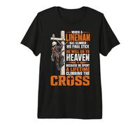 Cuando un liniero se retira Divertido diseño de liniero Camiseta Premium