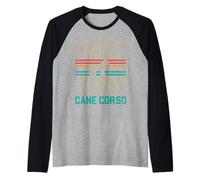 Cuanta más Gente conozco, más Amo a mi Cane Corso Camiseta Manga Raglan