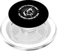 Cuanta más Gente conozco, más Amo a mi Perro - Schäferhund PopSockets PopGrip para MagSafe