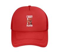 Cuanta Más Gente Conozco, Más Me Gusta Mi Gato. Hombre Mujer Gorras Hip Hop Suave Snapback Cap Cómoda Gorra Trucker para Golf Tenis Deporte