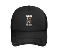Cuanta Más Gente Conozco, Más Me Gusta Mi Gato. Hombre Mujer Sombrero Protección UV Snapback Cap Ajustable Gorras Hip Hop para Running Golf Tenis