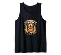 Cuantas más Personas conozco, más Amo a mi Perro Camiseta sin Mangas