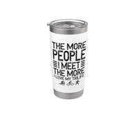 Cuantas más personas conozco, más amo mi triatlón Trilife Vaso térmico de acero inoxidable de doble pared