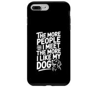 Cuantas más Personas conozco, más me Gusta mi Perro Cita Carcasa para iPhone 7 Plus/8 Plus