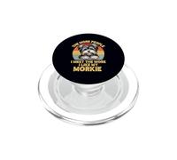 Cuantas más Personas conozco, más me Gusta mi Perro Morkie Retro PopSockets PopGrip para MagSafe
