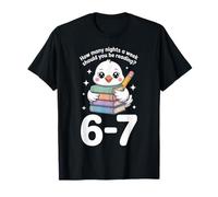 ¿Cuántas Noches a la Semana deberías Estar Leyendo 67 Meme Teacher Camiseta