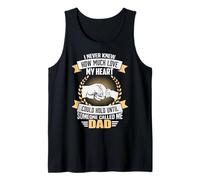Cuánto amor mi corazón podría contener papá padre día del padre Camiseta sin Mangas
