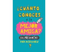 ¿Cuánto conoces a tu mejor amiga?: 176 preguntas para averiguarlo. Regalo para mejor amiga. Regalo para BFF. Regalo cumpleaños para amiga