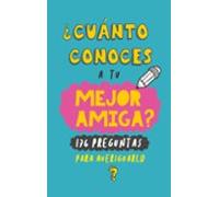 ¿Cuánto conoces a tu mejor amiga?: 176 preguntas para averiguarlo. Regalo para mejor amiga. Regalo para BFF. Regalo cumpleaños para amiga
