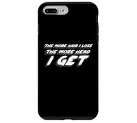 Cuanto más cabello pierdo, más cabeza obtengo | Man Talk Carcasa para iPhone 7 Plus/8 Plus
