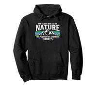 Cuanto más Cerca estás de la Naturaleza... Diversión al Aire Libre Senderismo Camping Sudadera con Capucha