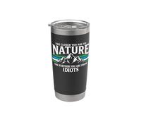 Cuanto más cerca estás de la naturaleza... Diversión al aire libre Senderismo Camping Vaso térmico de acero inoxidable de doble pared