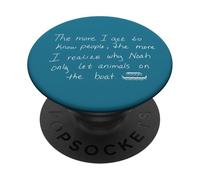 Cuanto más conozco a la Gente, más me doy Cuenta PopSockets PopGrip Adhesivo
