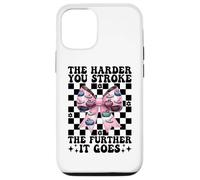 Cuanto más difícil acaricias más se va Curling Stone Girl Carcasa para iPhone 12/12 Pro