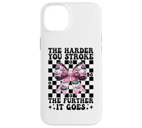 Cuanto más difícil acaricias más se va Curling Stone Girl Carcasa para iPhone 14 Plus