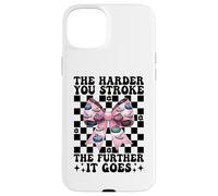 Cuanto más difícil acaricias más se va Curling Stone Girl Carcasa para iPhone 15 Plus