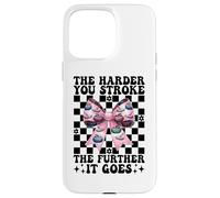 Cuanto más difícil acaricias más se va Curling Stone Girl Carcasa para iPhone 15 Pro MAX