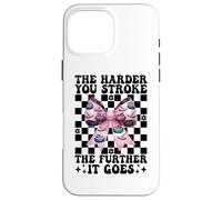 Cuanto más difícil acaricias más se va Curling Stone Girl Carcasa para iPhone 16 Pro MAX