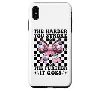 Cuanto más difícil acaricias más se va Curling Stone Girl Carcasa para iPhone XS MAX