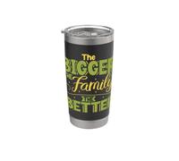 Cuanto más grande sea la familia, mejor - padres adoptivos Vaso térmico de acero inoxidable de doble pared