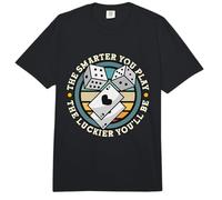 Cuanto más Inteligente juegues más Afortunado Que juegues Dados de póquer Comfort Colors Adult Heavyweight T-Shirt