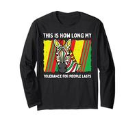 Cuánto Tiempo Dura mi tolerancia La Gente Dice Gracioso Hombres Manga Larga