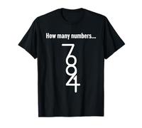 Cuántos números matemáticas Rompecabezas Rompecabezas Cerebro Camiseta
